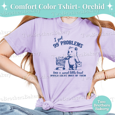 Retro Baking Shirt, Cute Bakery T-Shirt, Baking Lover Tee, Bread Lover Gift, Funny Foodie Shirt, Cottage Baker Top, 99 problems, Sweet Treat