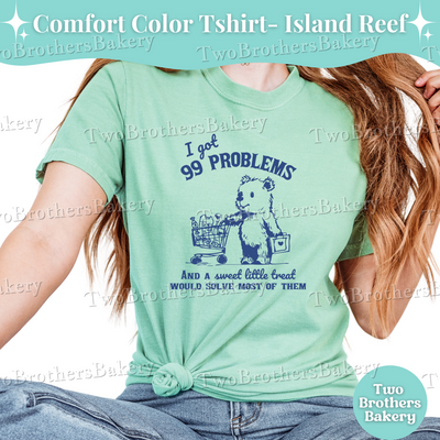Retro Baking Shirt, Cute Bakery T-Shirt, Baking Lover Tee, Bread Lover Gift, Funny Foodie Shirt, Cottage Baker Top, 99 problems, Sweet Treat