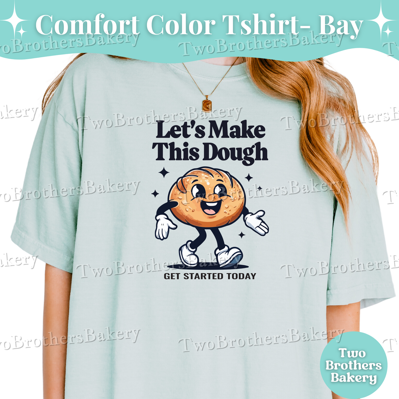 Sourdough Shirt, Lets Make This Dough Tee, Funny Bread Baking Tee, Cottage Bakery Apparel, Baker Business Shirt, Baking Entrepreneur Shirt