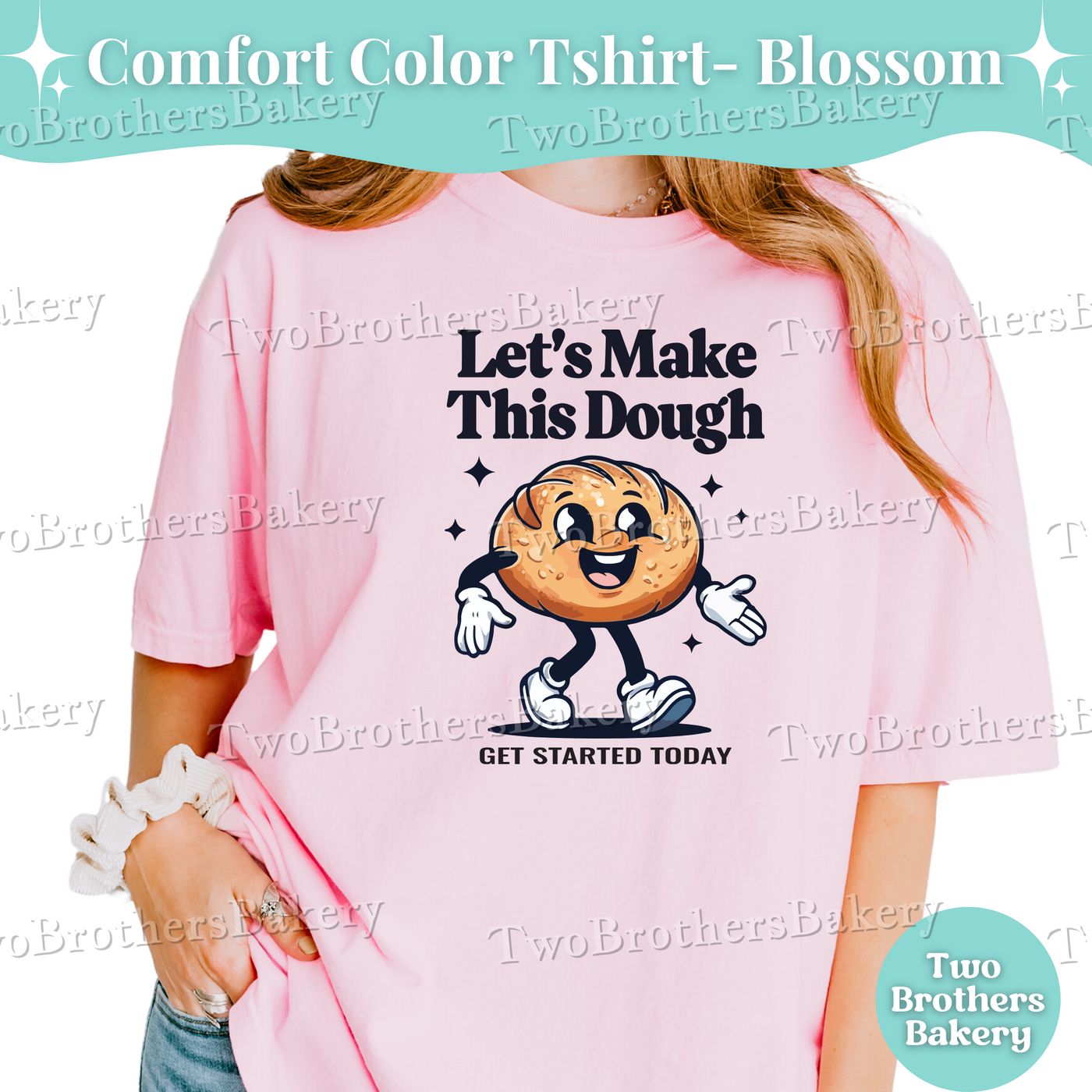 Sourdough Shirt, Lets Make This Dough Tee, Funny Bread Baking Tee, Cottage Bakery Apparel, Baker Business Shirt, Baking Entrepreneur Shirt