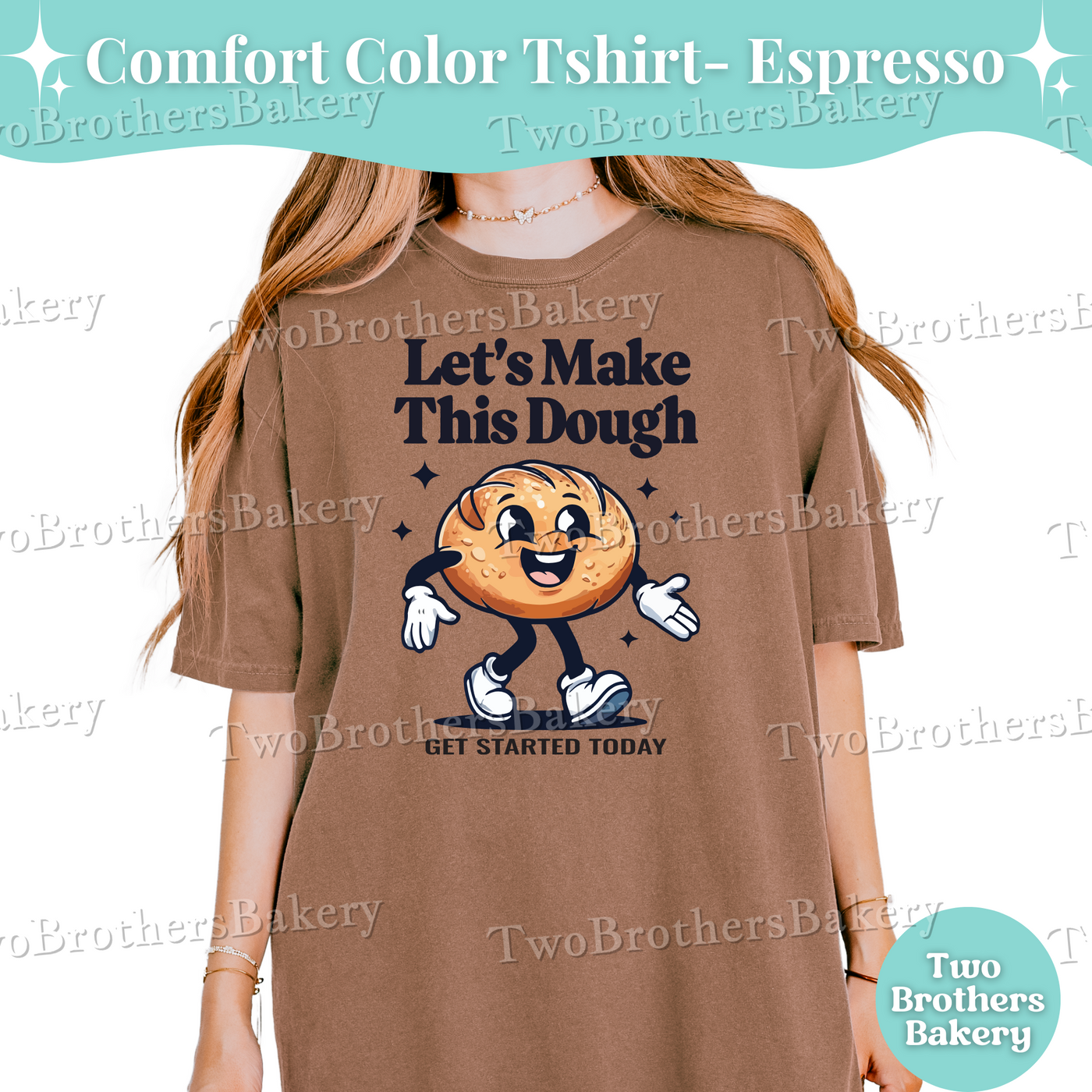 Sourdough Shirt, Lets Make This Dough Tee, Funny Bread Baking Tee, Cottage Bakery Apparel, Baker Business Shirt, Baking Entrepreneur Shirt