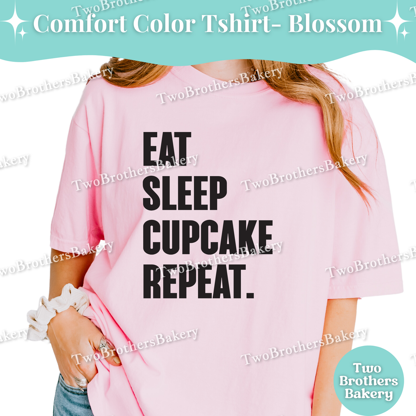 Eat Sleep Cupcake Repeat, Funny Baking Tee for Cupcake Lovers, Cupcake Baking T-Shirt, Pastry Chef Gift, Cupcake Lover Tee, Cupcake Bakery