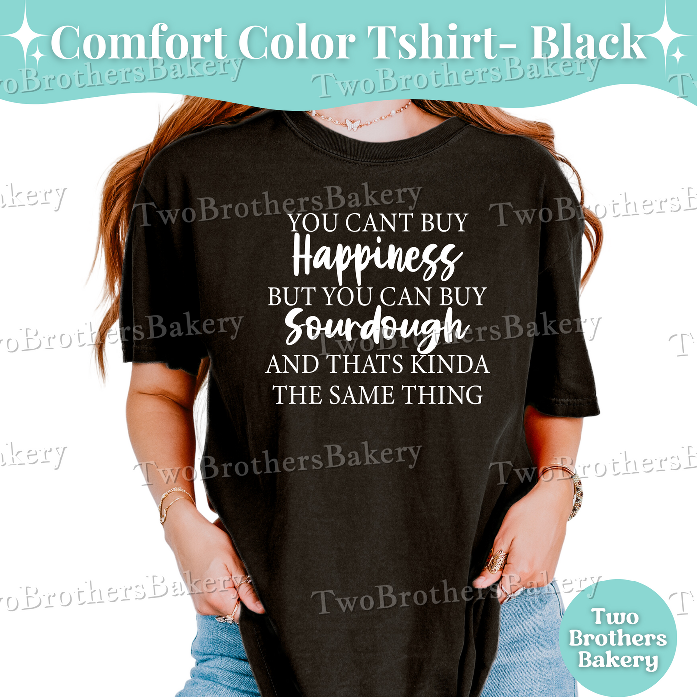 Sourdough Shirt, Cottage Bakery Shirt, Sourdough Lover Gift, Funny Bread Shirt, Sourdough Baker Tee, Bread Baking Shirt, Cant Buy Happiness