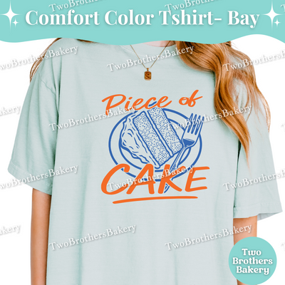 Piece of Cake Shirt, Retro Baking Tee, Cake Lover T-Shirt, Cute Dessert Graphic Top, Fun Baker Gift, Foodie Bakery Shirt, Cake Baker T-shirt