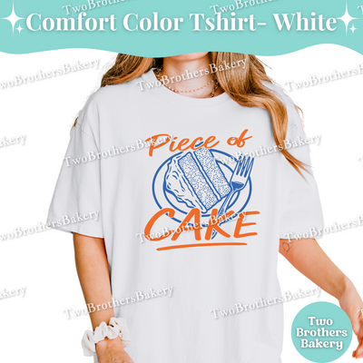 Piece of Cake Shirt, Retro Baking Tee, Cake Lover T-Shirt, Cute Dessert Graphic Top, Fun Baker Gift, Foodie Bakery Shirt, Cake Baker T-shirt