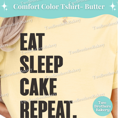 Eat Sleep Cake Repeat Shirt, Funny Baking Tee, Cake Baking T-Shirt, Cute Cake Baker Gift, Cake Obsessed Gift, Cake Baker Tee, Cake T-shirt