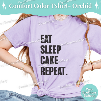 Eat Sleep Cake Repeat Shirt, Funny Baking Tee, Cake Baking T-Shirt, Cute Cake Baker Gift, Cake Obsessed Gift, Cake Baker Tee, Cake T-shirt