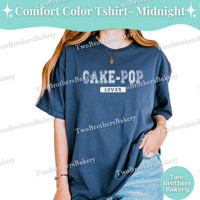 Cakepop Lover, Distressed Varsity Baking Tee, Matching Family Baking Tees, Cakepop Lover Gift, Mommy and Me Cakepop Tees, Cakepop Bakery