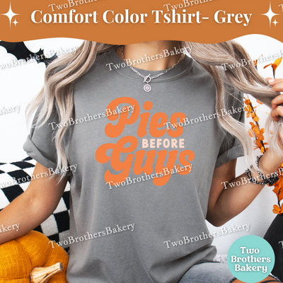 Pies Before Guys Baking Shirt, Funny Thanksgiving Pie Baker Tee, Fall Baking Shirt, Matching Family Pie Lover Outfit, Autumn Lover Tee