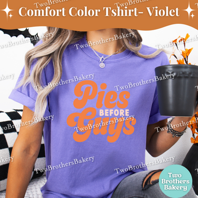 Pies Before Guys Baking Shirt, Funny Thanksgiving Pie Baker Tee, Fall Baking Shirt, Matching Family Pie Lover Outfit, Autumn Lover Tee