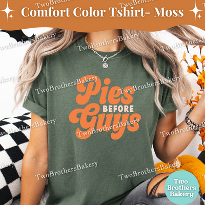 Pies Before Guys Baking Shirt, Funny Thanksgiving Pie Baker Tee, Fall Baking Shirt, Matching Family Pie Lover Outfit, Autumn Lover Tee