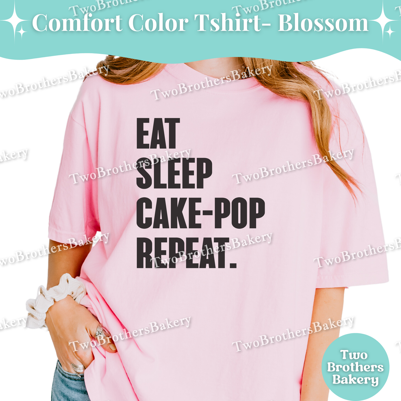Eat Sleep Cake Pop Repeat Shirt, Funny Baking Tee, Cakepop Lover T-Shirt, Cute Cake Pop Baker Gift, Foodie Graphic Top, Cake-Pop Tshirt