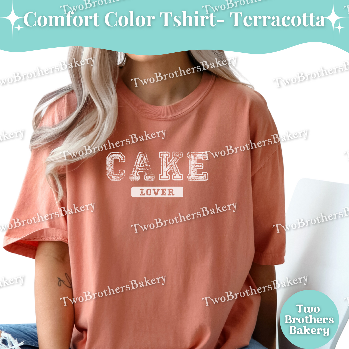Cake Lover Tee, Distressed Varsity Baking Tee, Matching Family Baking Tees, Cake Lover Gift, Mommy and Me Cake Tees, Cake Bakery, Cake Shirt