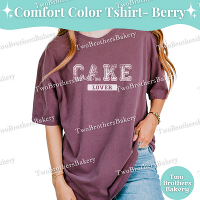 Cake Lover Tee, Distressed Varsity Baking Tee, Matching Family Baking Tees, Cake Lover Gift, Mommy and Me Cake Tees, Cake Bakery, Cake Shirt