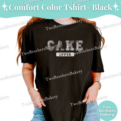 Cake Lover Tee, Distressed Varsity Baking Tee, Matching Family Baking Tees, Cake Lover Gift, Mommy and Me Cake Tees, Cake Bakery, Cake Shirt