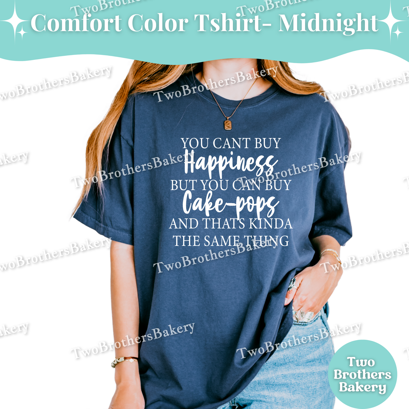 You Cant Buy Happiness, Cake Pops T-Shirt, Funny Baking Tee, Dessert Lover T-Shirt, Cake Pop Baker Gift, Cakepop Baking Tee, Cake Pop Baker