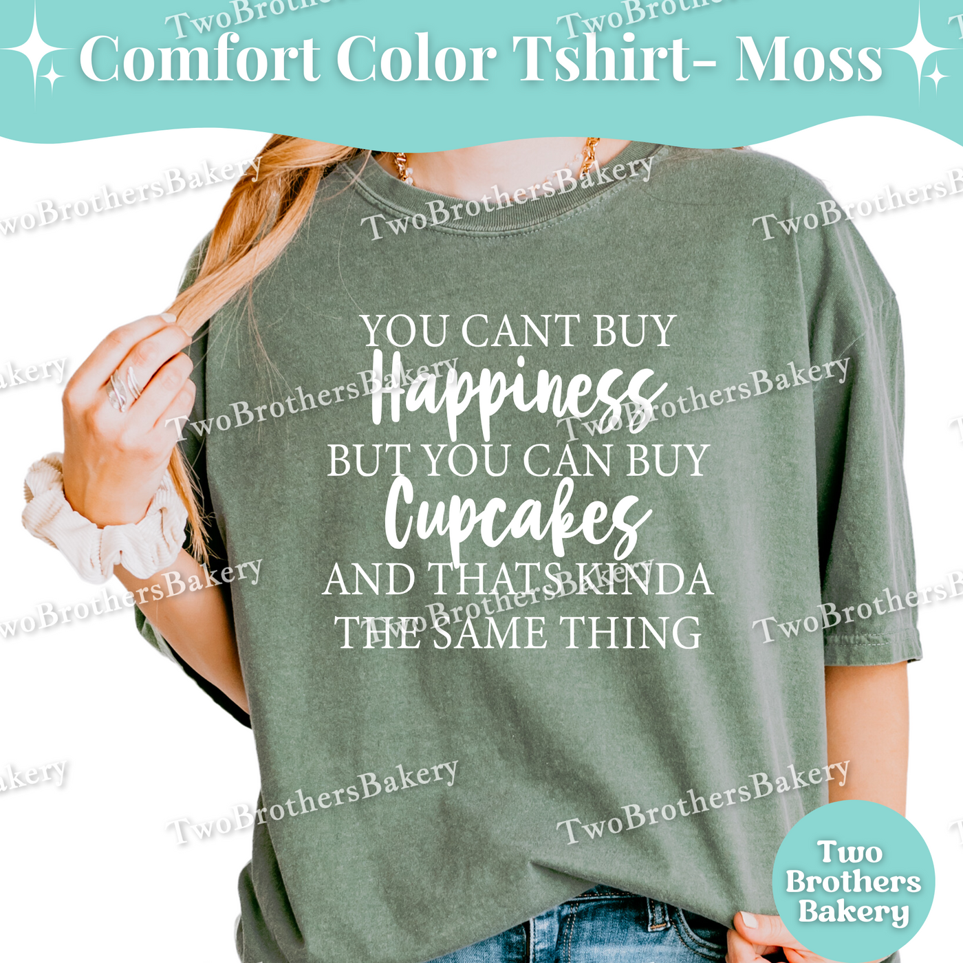 You Cant Buy Happiness But You Can Buy Cupcakes Shirt, Funny Cupcake Tee, Cupcake Baking T-Shirt, Cute Cupcake Lover Gift, Cupcake Tee