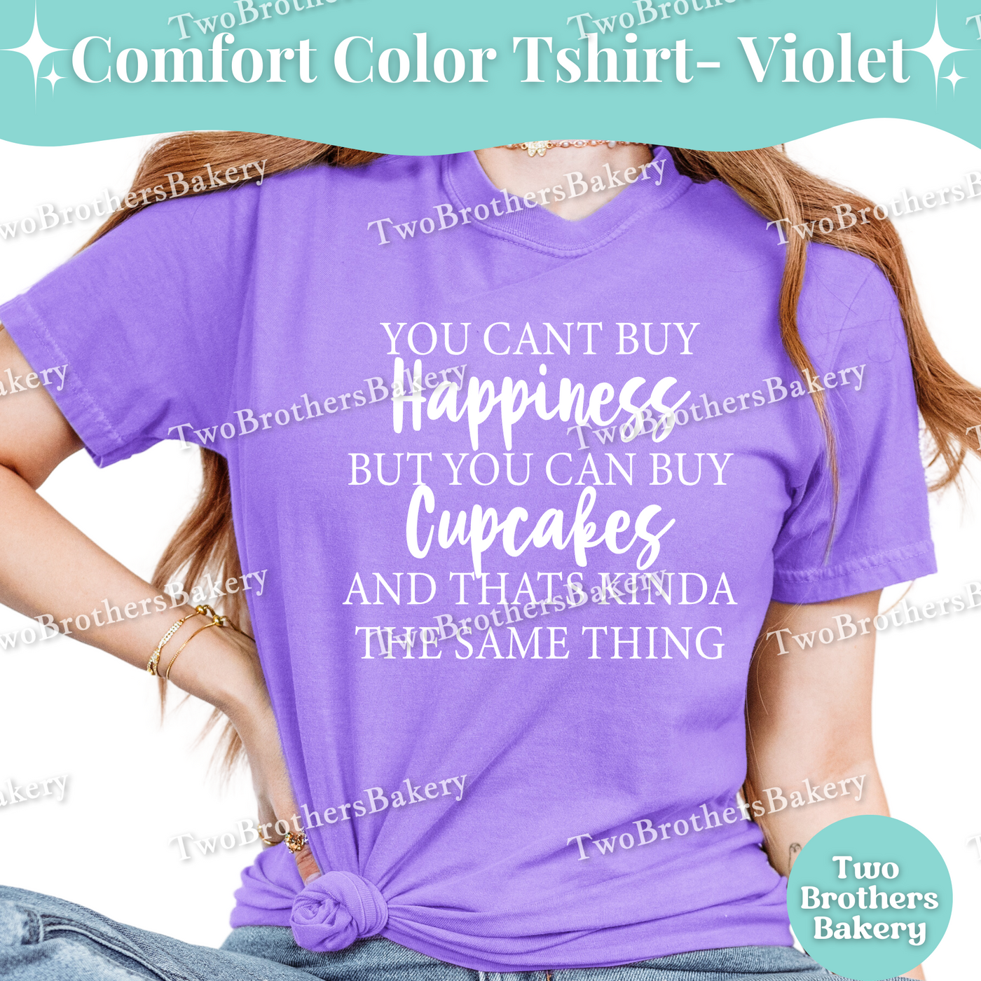 You Cant Buy Happiness But You Can Buy Cupcakes Shirt, Funny Cupcake Tee, Cupcake Baking T-Shirt, Cute Cupcake Lover Gift, Cupcake Tee