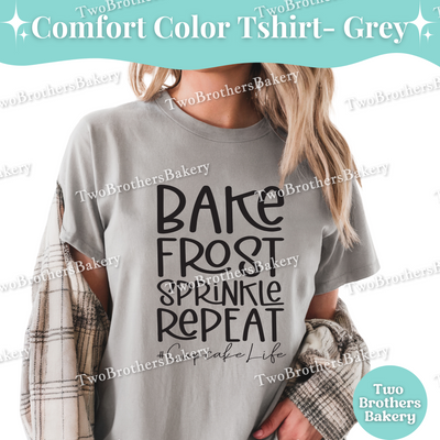 Bake Frost Sprinkle Repeat, Cupcake Life Baking Tee, Cupcake Baker T-Shirt, Cupcake Lover Tee, Cupcake Baking Shirt, Gift for Cupcake Lovers