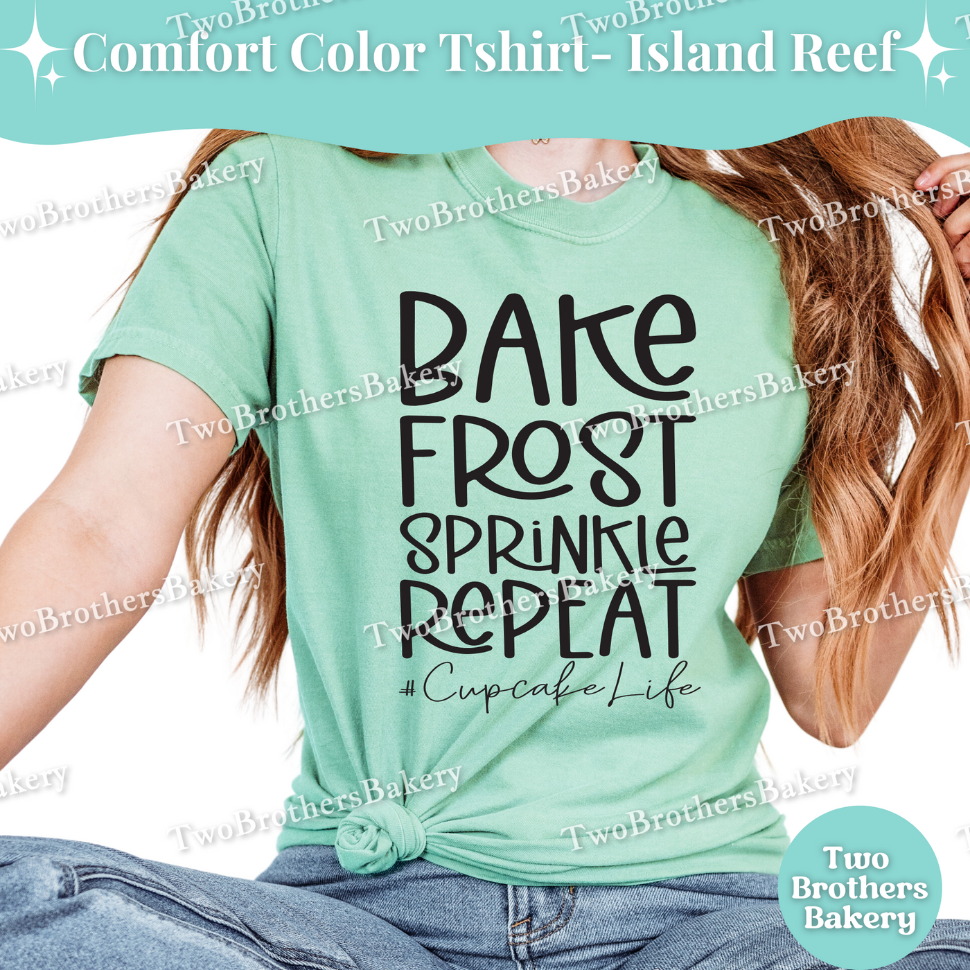 Bake Frost Sprinkle Repeat, Cupcake Life Baking Tee, Cupcake Baker T-Shirt, Cupcake Lover Tee, Cupcake Baking Shirt, Gift for Cupcake Lovers
