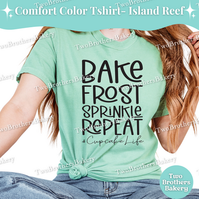 Bake Frost Sprinkle Repeat, Cupcake Life Baking Tee, Cupcake Baker T-Shirt, Cupcake Lover Tee, Cupcake Baking Shirt, Gift for Cupcake Lovers