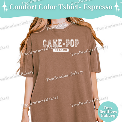 Cakepop Dealer, Distressed Varsity Baking Tee, Matching Family Baking Tees, Cakepop Lover Gift, Mommy and Me Cakepop Tees, Cakepop Bakery
