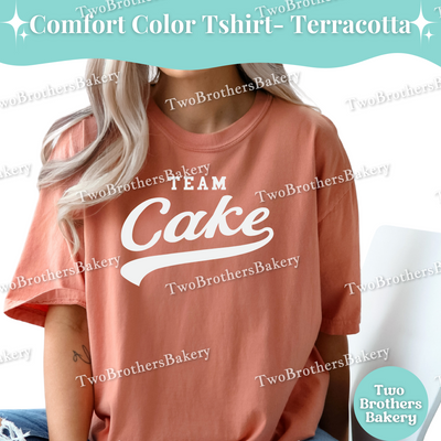 Team Cake Shirt, Baseball Style Baking Tee, Mix and Match Family & Bakery Crew Tops, Collegiate Fall Sports Tee, Cake Baker, Cake Decorator