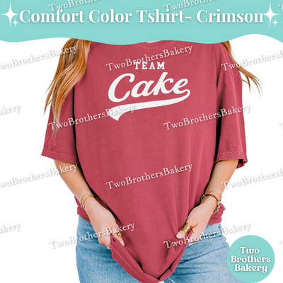 Team Cake Shirt, Baseball Style Baking Tee, Mix and Match Family & Bakery Crew Tops, Collegiate Fall Sports Tee, Cake Baker, Cake Decorator