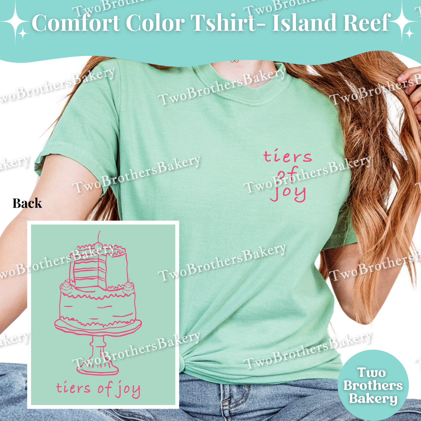 Tiers of Joy, Cake Pun Shirt, Cake Decorator T-Shirt, Comfort Colors Bakery Tee, Cute Tiered Cake Pun Shirt, Baker Gift, Wedding Cake Top