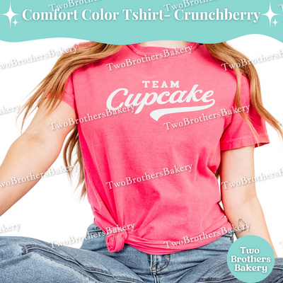 Team Cupcake Shirt, Baseball Style Baking Tee, Mix and Match Family & Bakery Crew Tops, Collegiate Fall Sports Tee, Cupcake Baking Tee