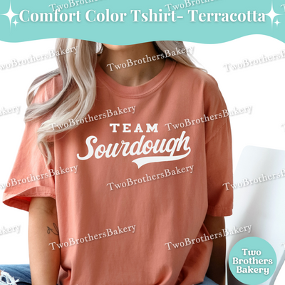 Team Sourdough, Baseball Style Baking Tee, Mix and Match Family & Bakery Crew Tops, Collegiate Sports Tee, Sourdough Baker, Sourdough Tee