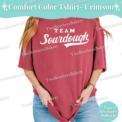 Team Sourdough, Baseball Style Baking Tee, Mix and Match Family & Bakery Crew Tops, Collegiate Sports Tee, Sourdough Baker, Sourdough Tee