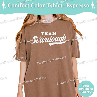 Team Sourdough, Baseball Style Baking Tee, Mix and Match Family & Bakery Crew Tops, Collegiate Sports Tee, Sourdough Baker, Sourdough Tee