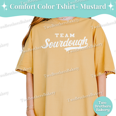 Team Sourdough, Baseball Style Baking Tee, Mix and Match Family & Bakery Crew Tops, Collegiate Sports Tee, Sourdough Baker, Sourdough Tee
