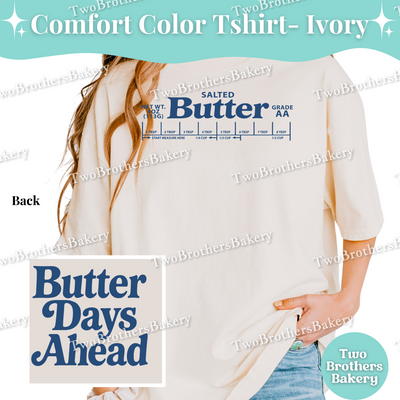 Butter Baking Shirt, Retro Butter Stick Design, Butter Days Ahead, Funny Baker Gift, Family Matching Baking Tees, Butter Shirt, Baking Crew