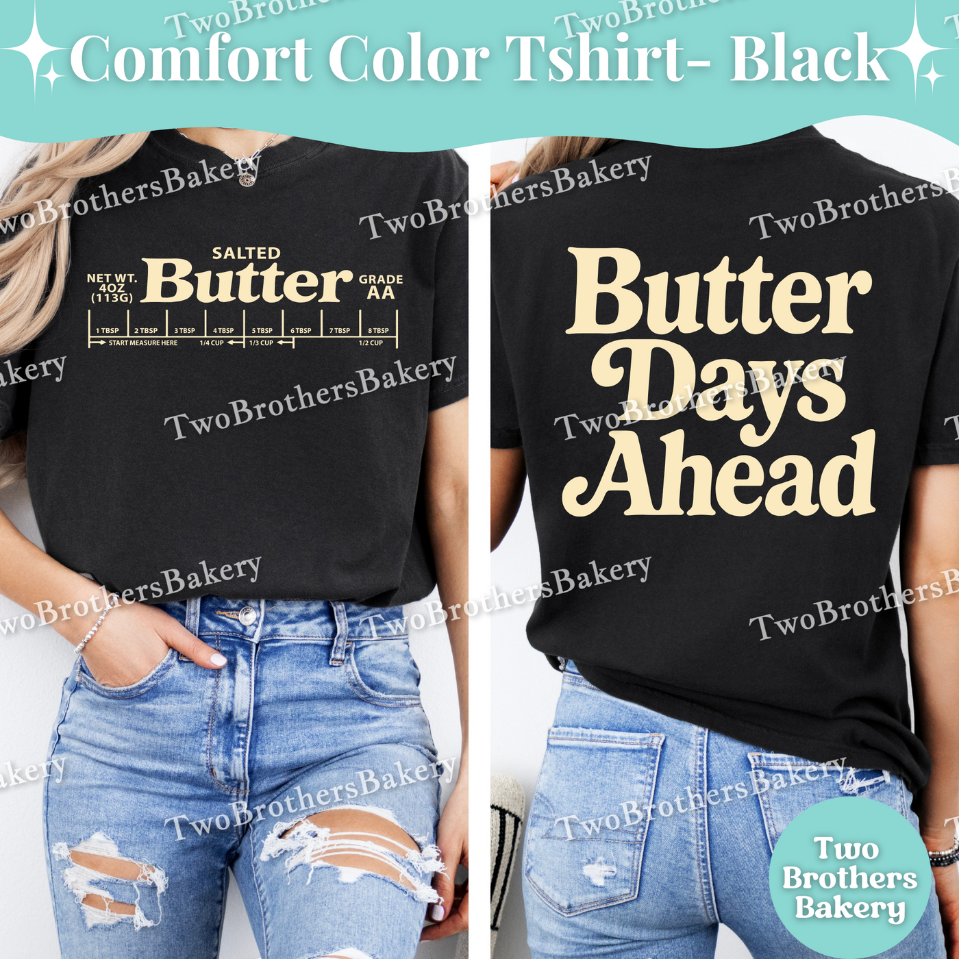 Butter Baking Shirt, Retro Butter Stick Design, Butter Days Ahead, Funny Baker Gift, Family Matching Baking Tees, Butter Shirt, Baking Crew