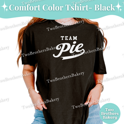Team Pie Shirt, Baseball Style Baking Tee, Mix and Match Family & Bakery Crew Tops, Collegiate Fall Sports Tee, Pie Baker Tee, Pie Lover Tee