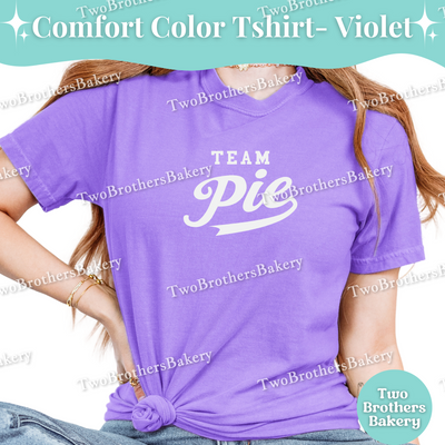 Team Pie Shirt, Baseball Style Baking Tee, Mix and Match Family & Bakery Crew Tops, Collegiate Fall Sports Tee, Pie Baker Tee, Pie Lover Tee
