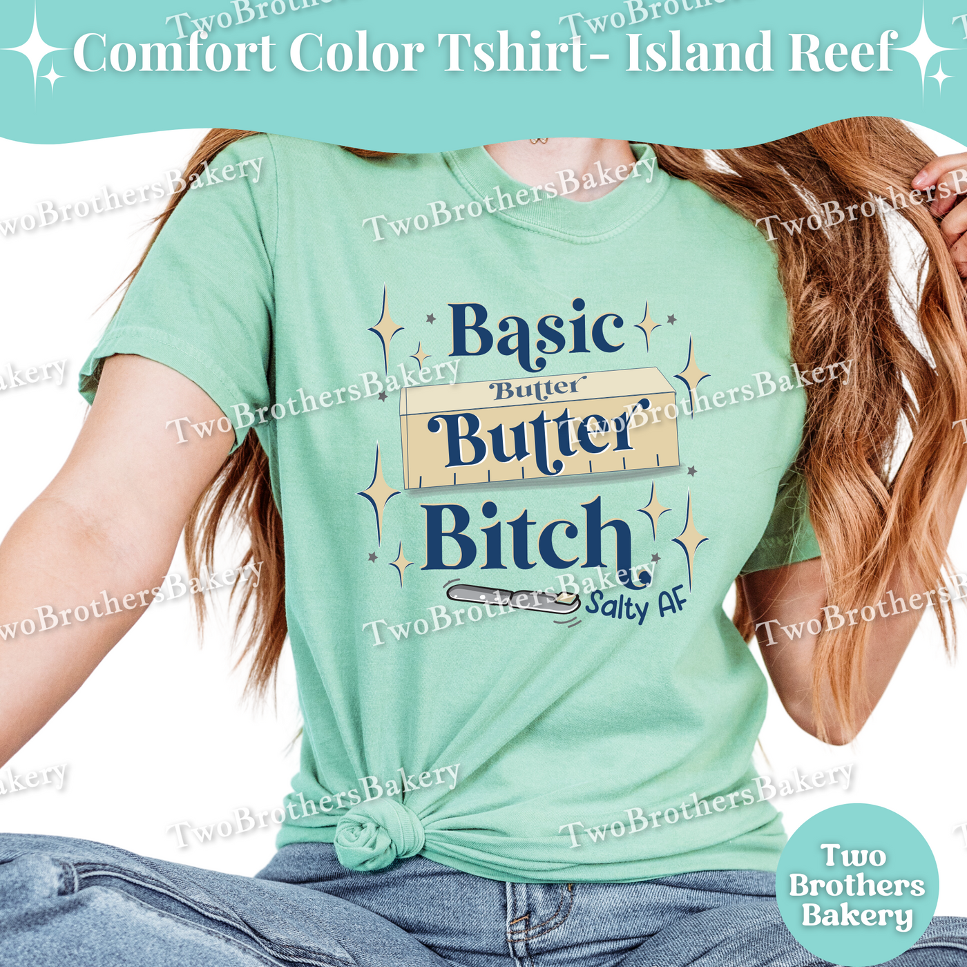 Basic Butter B!tch Baking Shirt, Funny Salty Baker Tee, Sassy Baking T-Shirt, Cute Butter Lover Gift, Baking Humor Gift, Butter T-shirt
