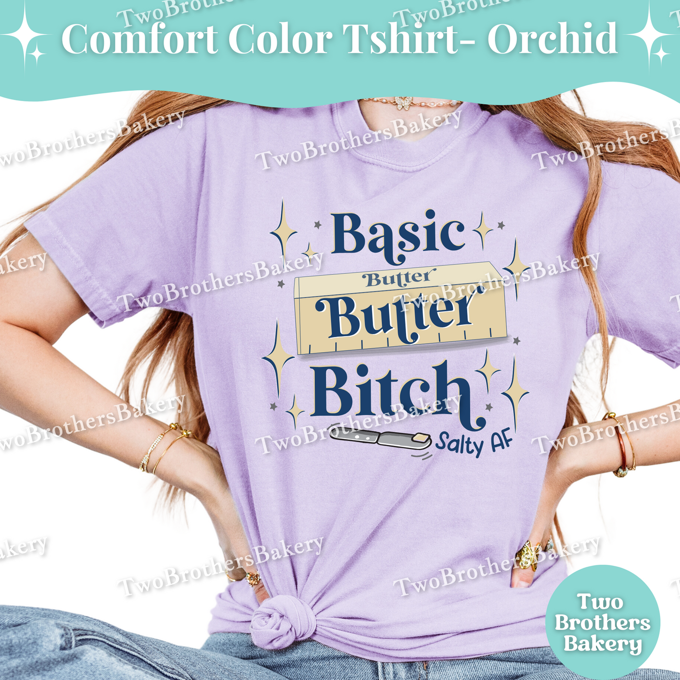 Basic Butter B!tch Baking Shirt, Funny Salty Baker Tee, Sassy Baking T-Shirt, Cute Butter Lover Gift, Baking Humor Gift, Butter T-shirt