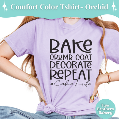 Cake Life Tshirt, Cake Decorating Tshirt, Cute Baking Tee, Cake Baker Shirt, Fun Cake Baker Gift, Bakery Business Top, Cake Baking Tee