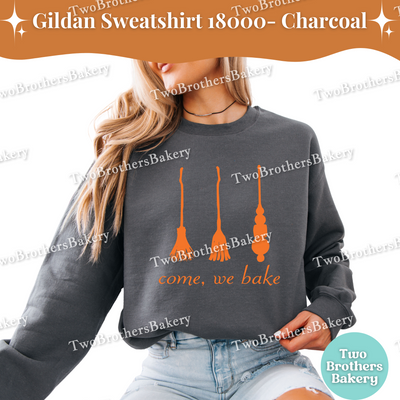 Come We Bake Sweatshirt, Hocus Pocus Baking Shirt, Witch Broom Scribe Halloween Crewneck, Cottage Baker Fall Sweatshirt, Witchy Baker