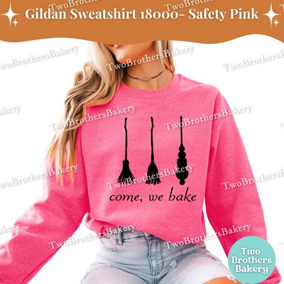 Come We Bake Sweatshirt, Hocus Pocus Baking Shirt, Witch Broom Scribe Halloween Crewneck, Cottage Baker Fall Sweatshirt, Witchy Baker
