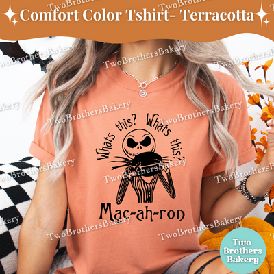 Nightmare Macaron Shirt, Halloween Baker Tee, What's This Macaron T-Shirt, Spooky Baking Top, Macaron Lover Gift, Jack Inspired Shirt