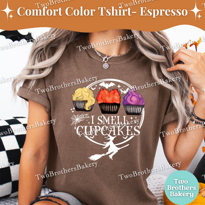 I Smell Cupcakes, Halloween Baking Tee, Hocus Pocus Inspired T-Shirt, Witch Baker, Halloween Cupcake Shirt, Spooky Baker Tee, Witchy Baker