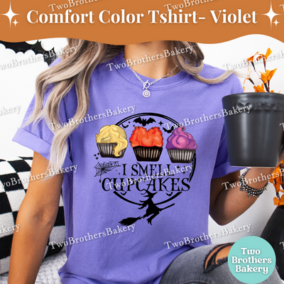 I Smell Cupcakes, Halloween Baking Tee, Hocus Pocus Inspired T-Shirt, Witch Baker, Halloween Cupcake Shirt, Spooky Baker Tee, Witchy Baker