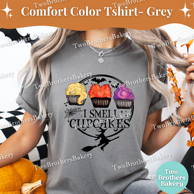 I Smell Cupcakes, Halloween Baking Tee, Hocus Pocus Inspired T-Shirt, Witch Baker, Halloween Cupcake Shirt, Spooky Baker Tee, Witchy Baker