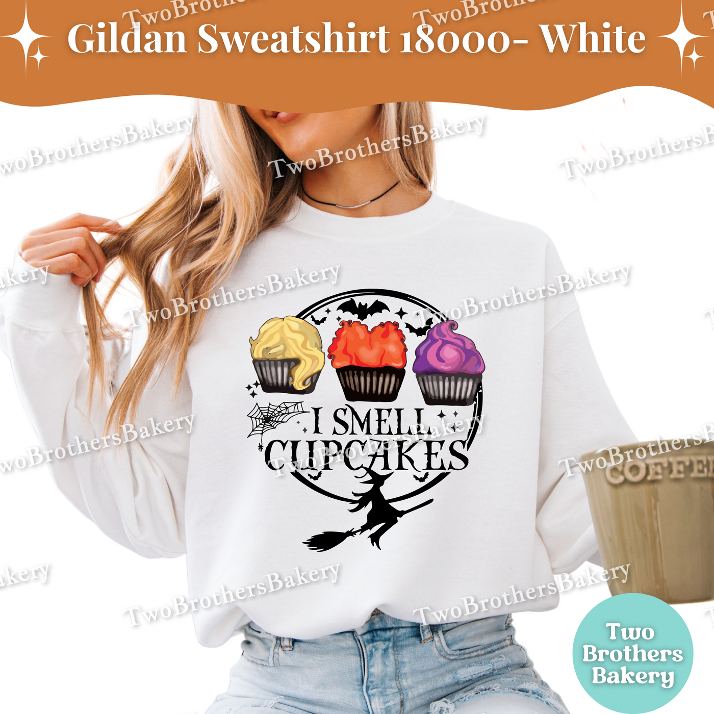 I Smell Cupcakes Sweatshirt, Hocus Pocus Baking Shirt, Halloween Cupcake Lover Sweatshirt, Witch Bakery Fall Pullover, Sanderson Sisters Top