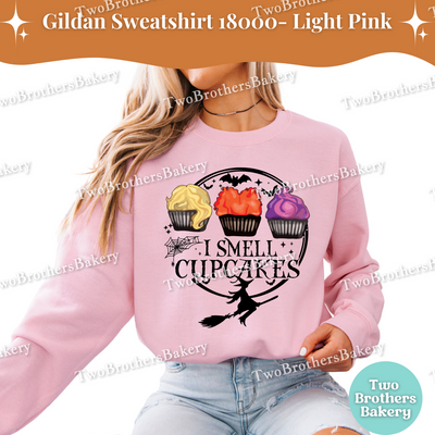 I Smell Cupcakes Sweatshirt, Hocus Pocus Baking Shirt, Halloween Cupcake Lover Sweatshirt, Witch Bakery Fall Pullover, Sanderson Sisters Top
