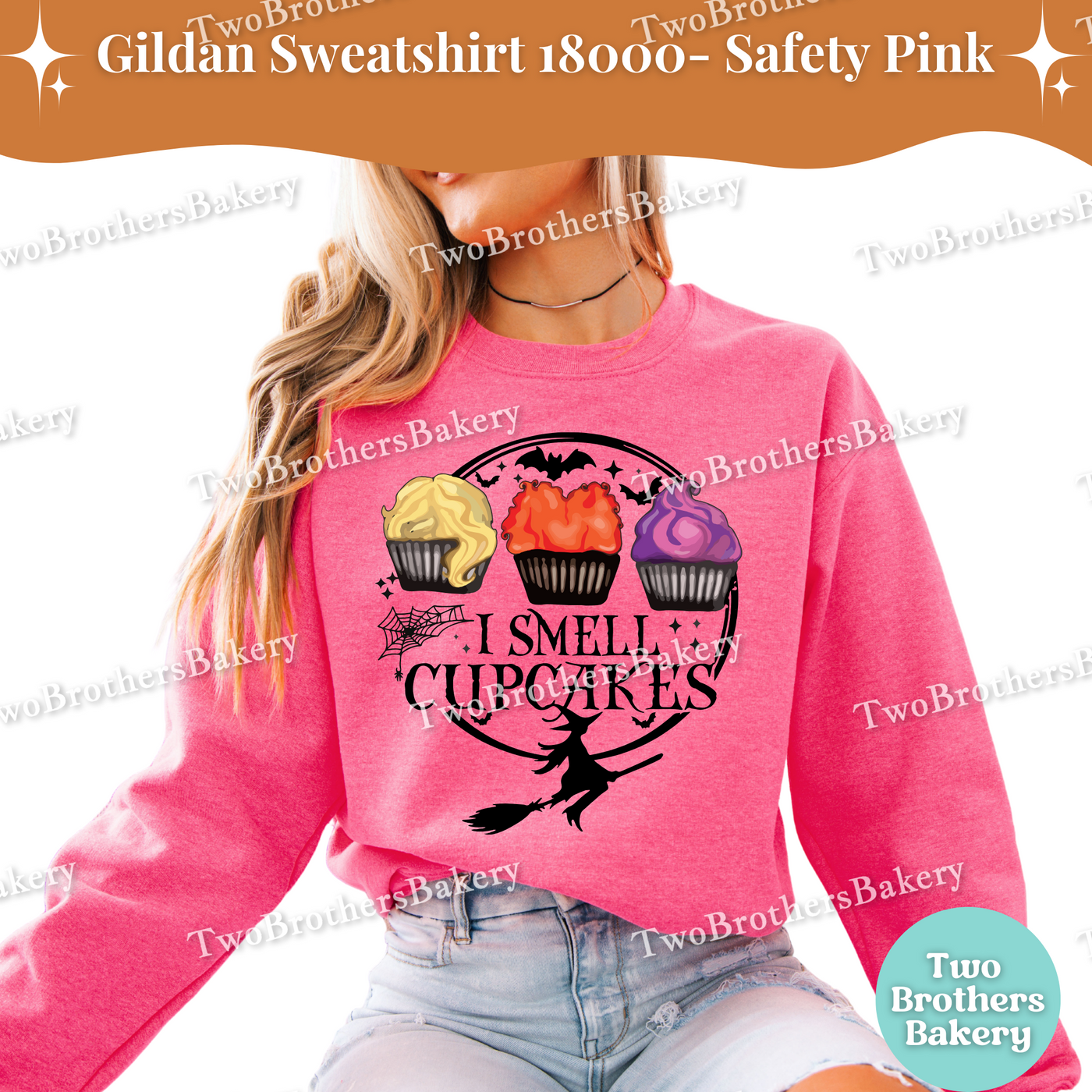 I Smell Cupcakes Sweatshirt, Hocus Pocus Baking Shirt, Halloween Cupcake Lover Sweatshirt, Witch Bakery Fall Pullover, Sanderson Sisters Top
